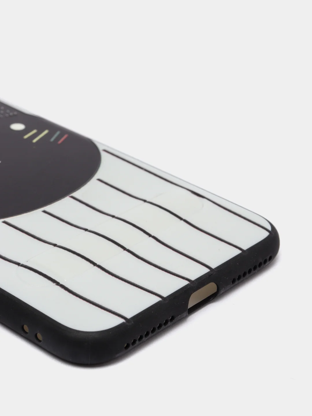 Черный чехол для iPhone 6/6plus, 7-8 / 7-8plus "Животные"