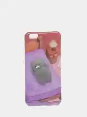 Аметистовый чехол для iPhone 6/6plus, 7-8 / 7-8plus "Животные"