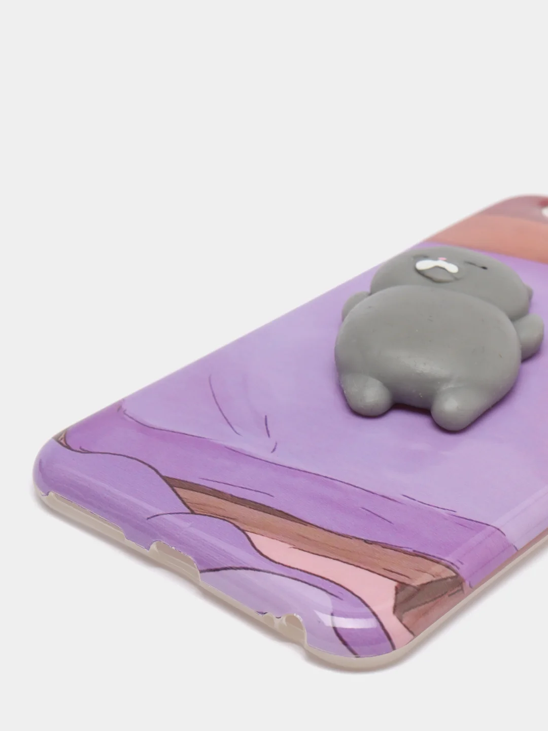 Аметистовый чехол для iPhone 6/6plus, 7-8 / 7-8plus "Животные"