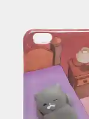 Аметистовый чехол для iPhone 6/6plus, 7-8 / 7-8plus "Животные"