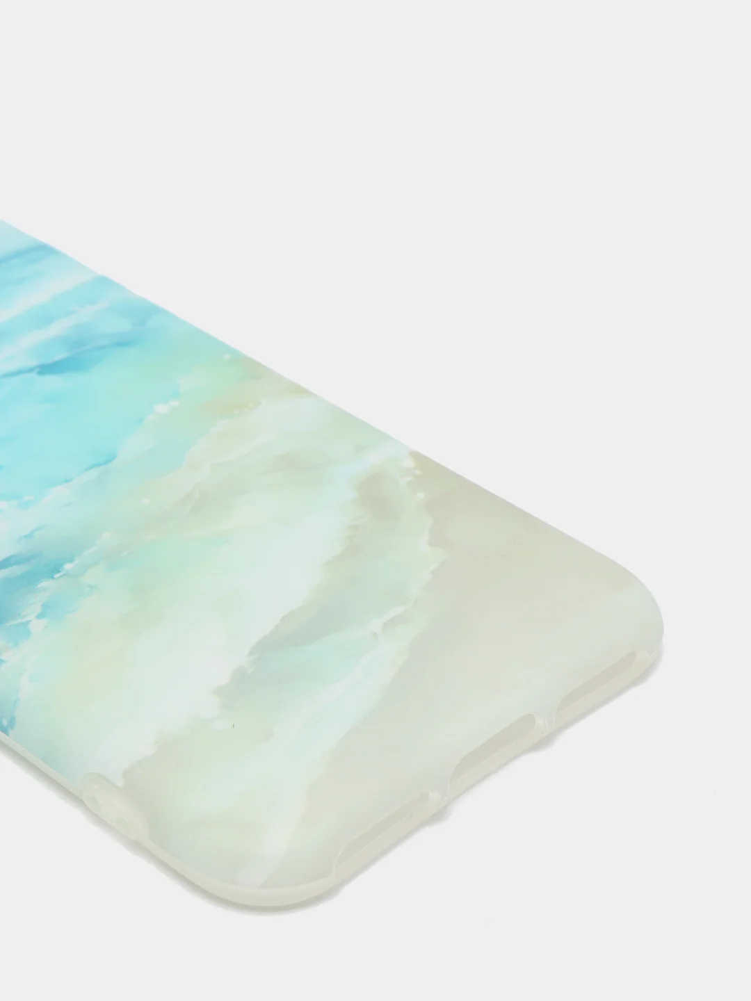 Бирюзовый чехол для iPhone 6 / 6plus, 7-8 / 7-8plus "Принты"