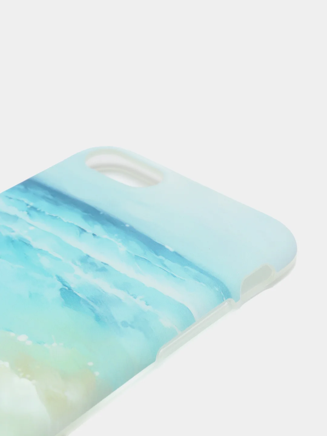 Бирюзовый чехол для iPhone 6 / 6plus, 7-8 / 7-8plus "Принты"
