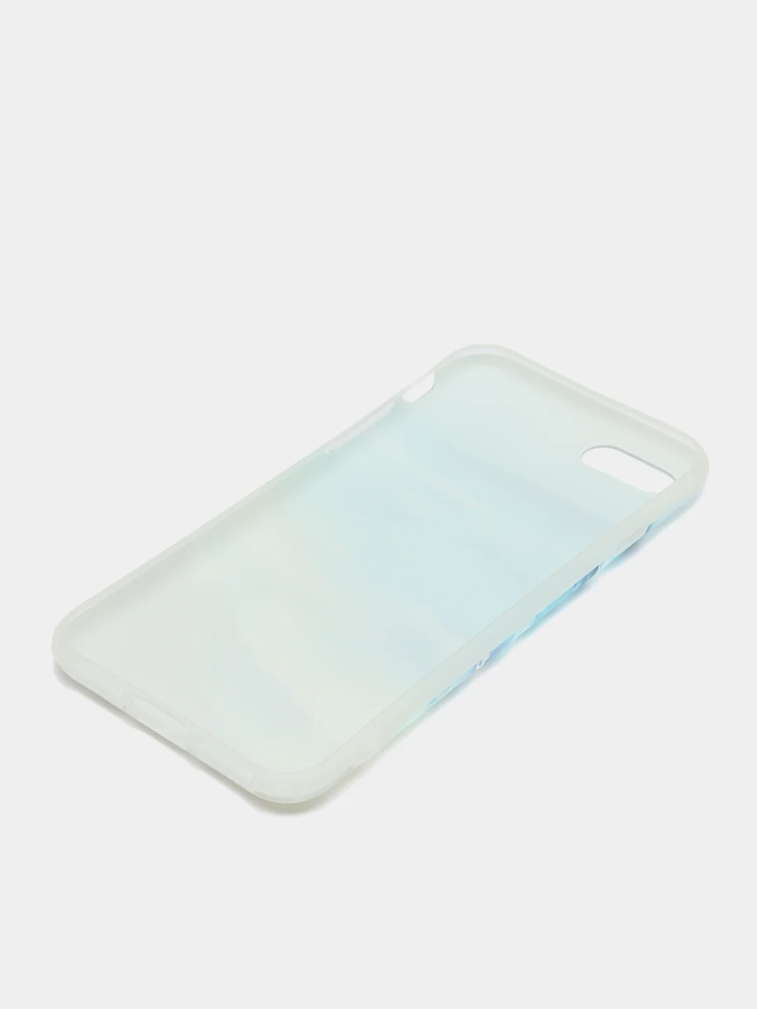 Бирюзовый чехол для iPhone 6 / 6plus, 7-8 / 7-8plus "Принты"