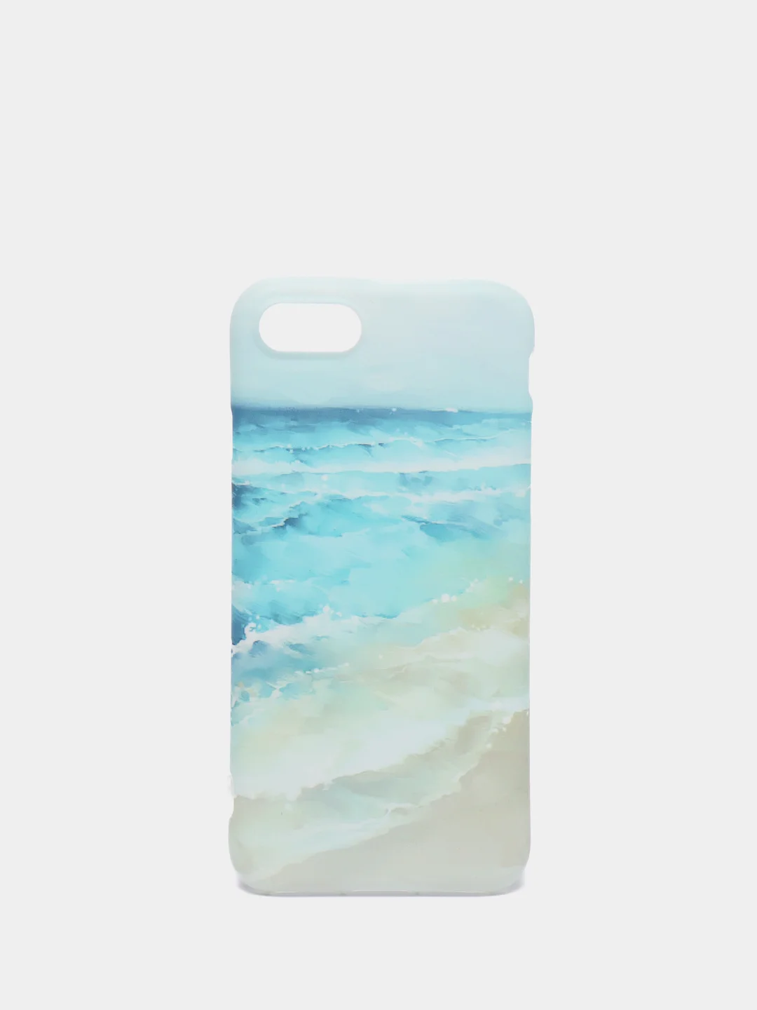 Бирюзовый чехол для iPhone 6 / 6plus, 7-8 / 7-8plus "Принты"