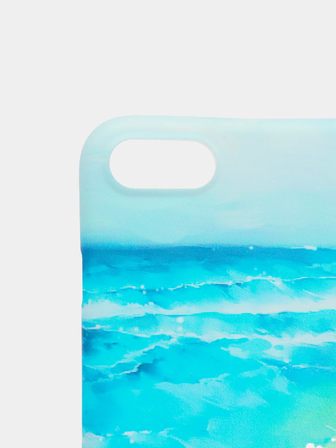 Бирюзовый чехол для iPhone 6 / 6plus, 7-8 / 7-8plus "Принты"