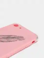 Розовый чехол для iPhone 6 / 6plus, 7-8 / 7-8plus "Принты"