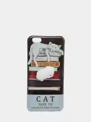 Коричневый чехол для iPhone 6/6plus, 7-8 / 7-8plus "Животные"