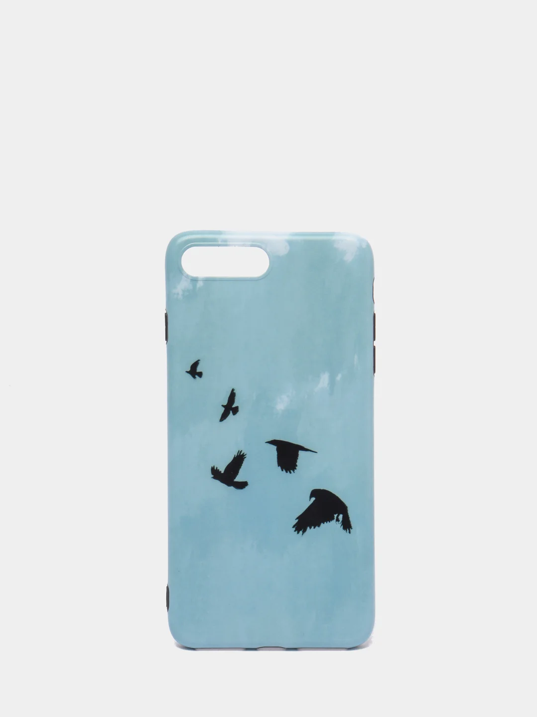Темно-синий чехол для iPhone 6/6plus, 7-8 / 7-8plus "Животные"