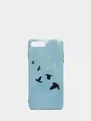 Темно-синий чехол для iPhone 6/6plus, 7-8 / 7-8plus "Животные"