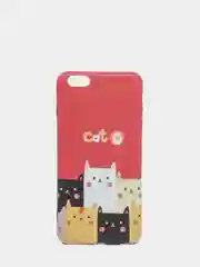 Алый чехол для iPhone 6/6plus, 7-8 / 7-8plus "Животные"