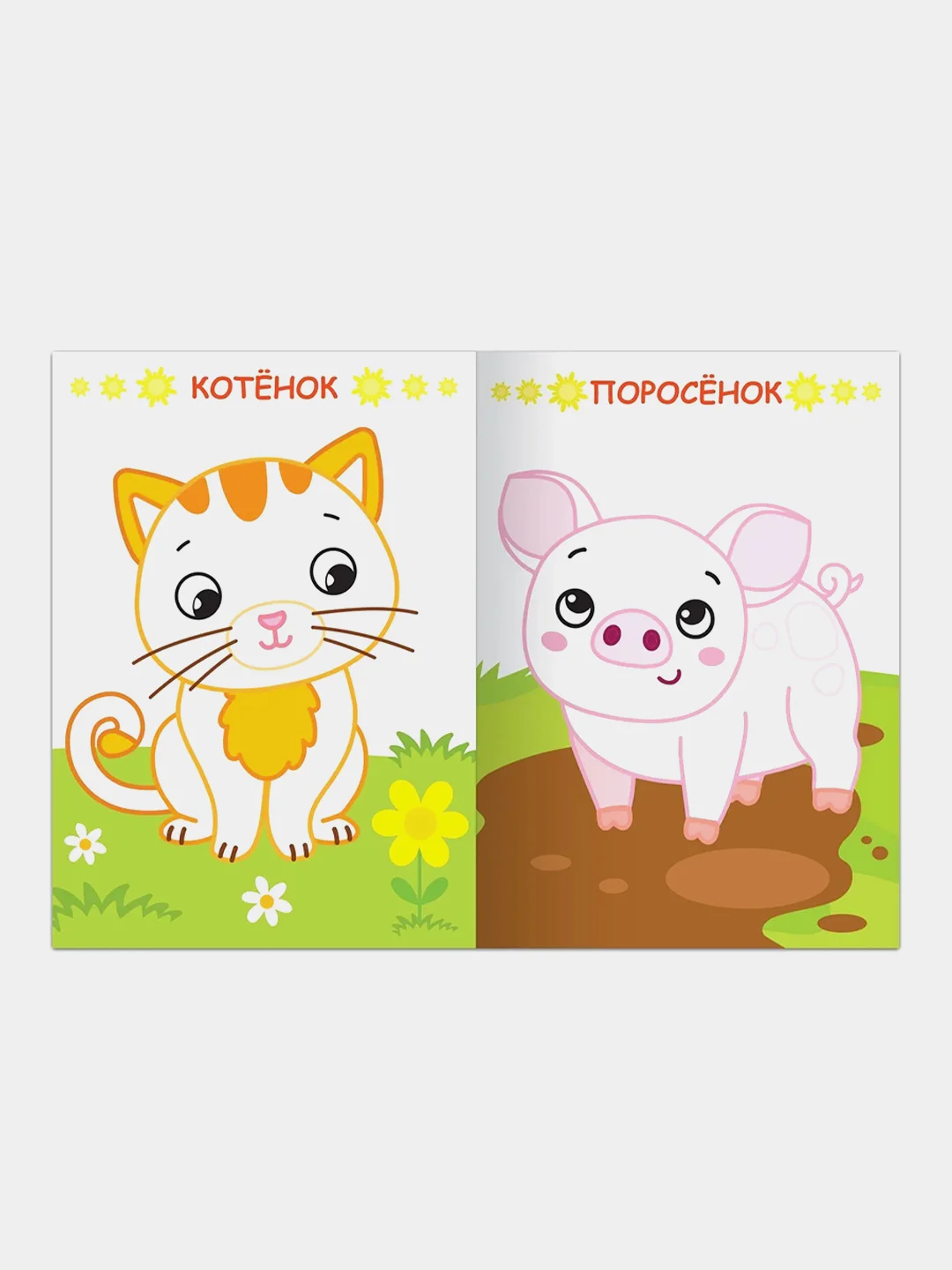 Раскраска "Кто живёт на ферме", 16 страниц