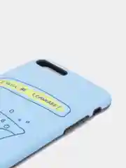Лазурный чехол "Растения" для iPhone 6  / 7 / 8 / 6 Plus / 7 Plus / 8 Plus