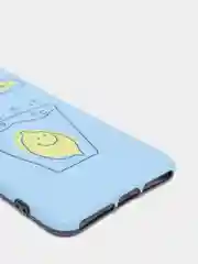 Лазурный чехол "Растения" для iPhone 6  / 7 / 8 / 6 Plus / 7 Plus / 8 Plus