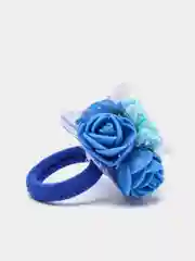 Синий резинки ручной работы, из фоамирана, 2 штуки