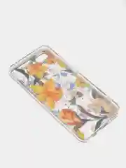 Желтый чехол Huawei Honor 10, Хуавей Хонор 10 прозрачный с рисунком