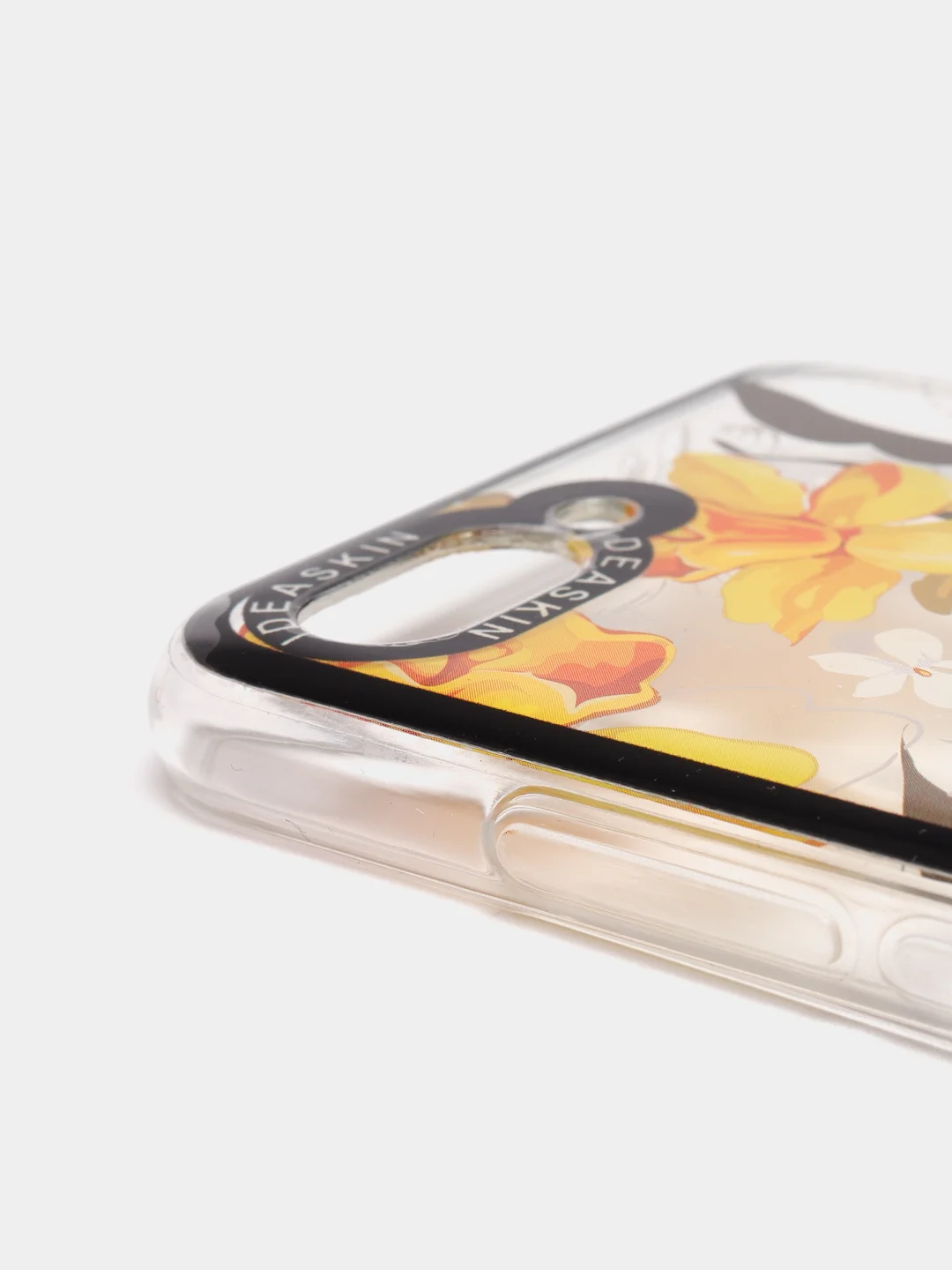 Желтый чехол Huawei Honor 10, Хуавей Хонор 10 прозрачный с рисунком