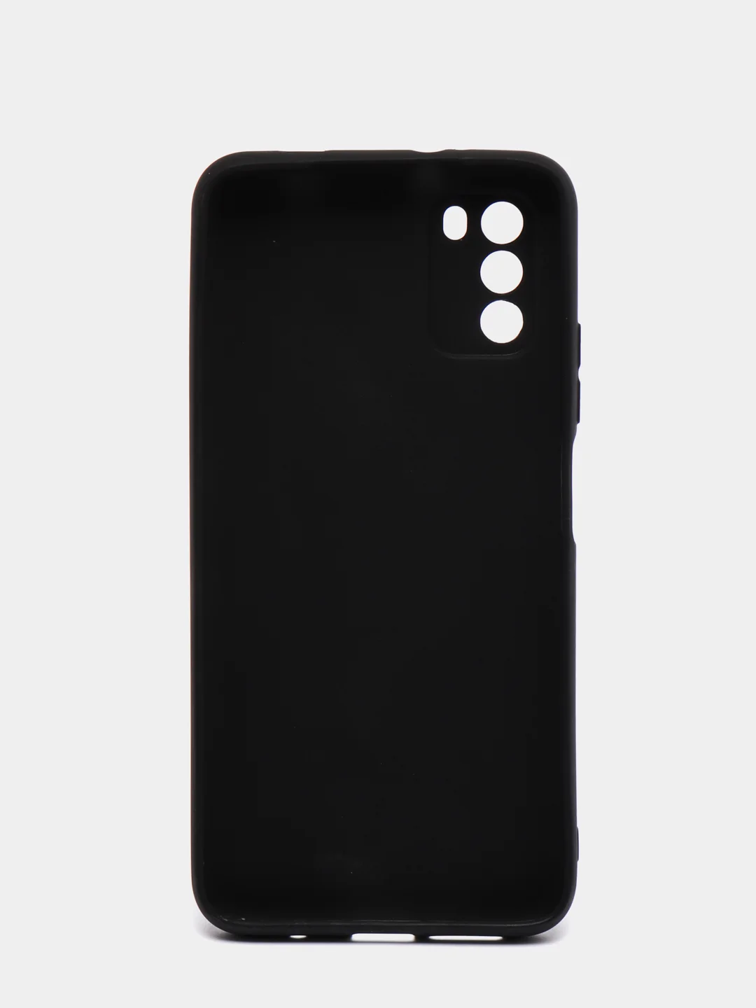 Черный чехол для Xiaomi Poco M3 (Сяоми Поко М3), прозрачный