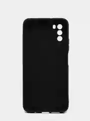 Черный чехол для Xiaomi Poco M3 (Сяоми Поко М3), прозрачный