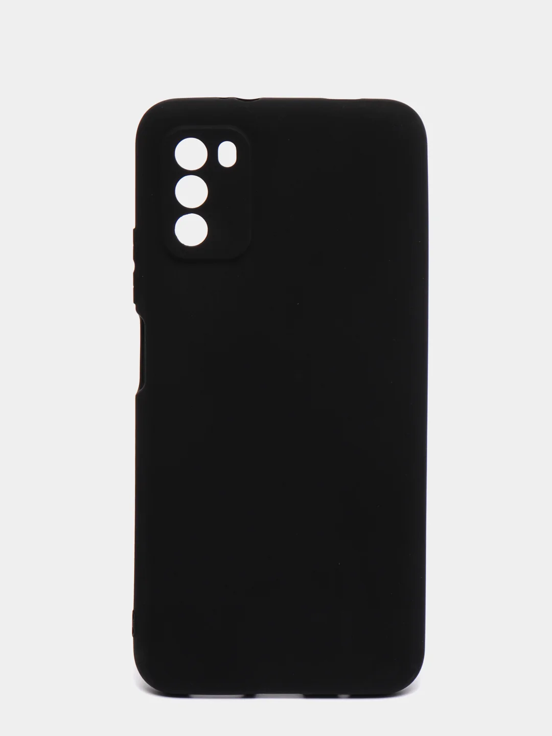 Черный чехол для Xiaomi Poco M3 (Сяоми Поко М3), прозрачный