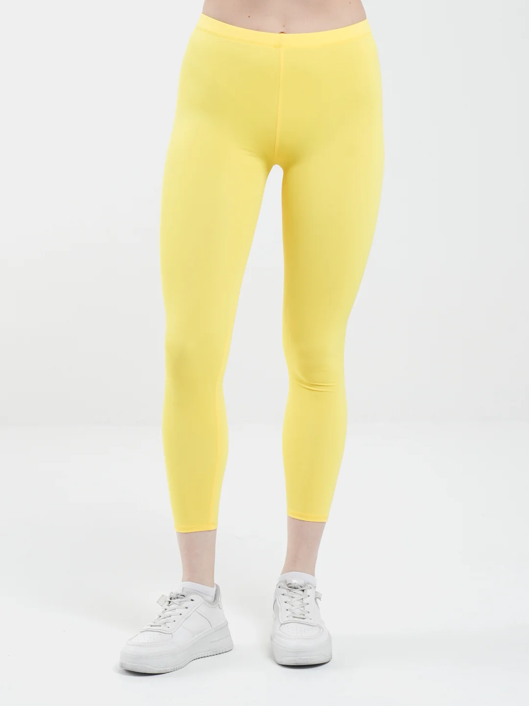 Желтый лосины женские, спортивные, 9 цветов