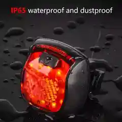 Красный фонарь аккумуляторный для велосипеда, USB, задний, светодиодный