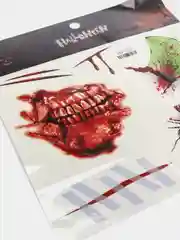 Черный временные татуировки
