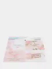 Серый меланж наклейки новогодние для ежедневника, цветов и подарков на Новый год