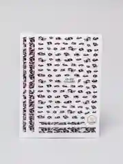Бирюзовый наклейки для ногтей леопард