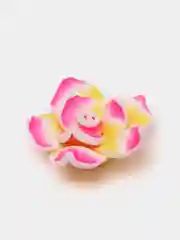 Розовый кабошон цветы