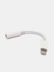 Переходник для айфон наушников Lightning - 3,5 мм для iPhone - аукс aux с блютуз bluetooth