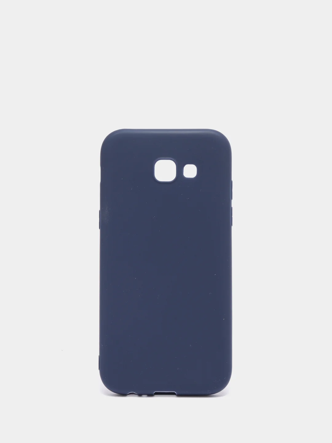 Темно-синий чехол Samsung Galaxy A5 2017 (A520), Самсунг Галакси А5 (А520) силиконовый цветной матовый