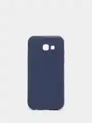 Темно-синий чехол Samsung Galaxy A5 2017 (A520), Самсунг Галакси А5 (А520) силиконовый цветной матовый