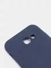 Темно-синий чехол Samsung Galaxy A5 2017 (A520), Самсунг Галакси А5 (А520) силиконовый цветной матовый