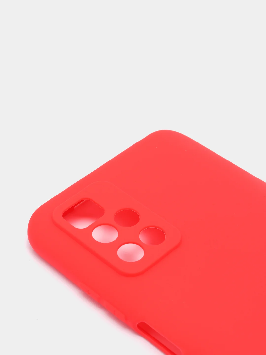 Красный чехол силиконовый Xiaomi Redmi 10 / Редми 10 матовый, цветной