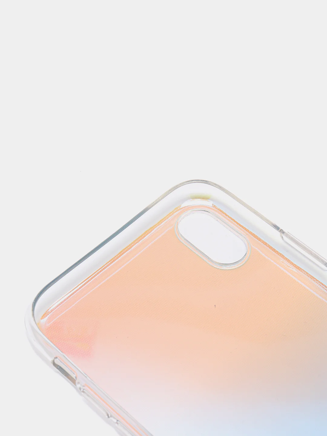Голубой чехол iPhone XR, Xs Max силиконовый прозрачный с градиентом