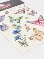 Ледяной временные татуировки (бабочки)