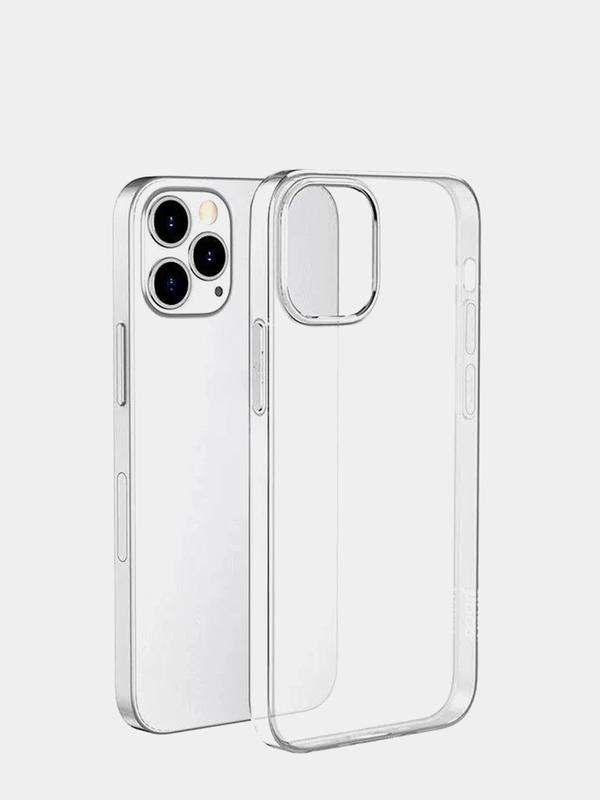 Силиконовый прозрачный чехол для iPhone 13 Pro Max