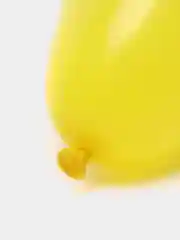 Желтый шар латексный, пастель Микс, 1 штука