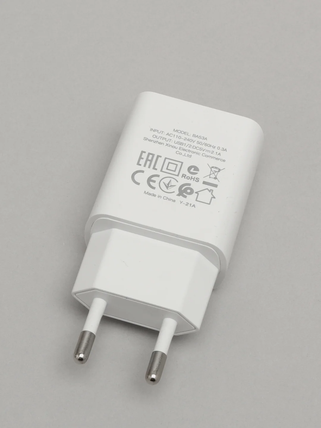 Зарядное устройство Borofone BA53A, 2 x USB, 1 m, Micro-USB / Type-C
