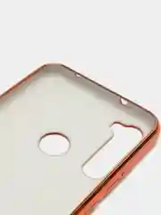 Оранжевый чехол Xiaomi Redmi Note 8T цветной, силиконовый, с глянцевой рамкой (Редми Нот 8Т)