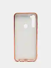 Оранжевый чехол Xiaomi Redmi Note 8T цветной, силиконовый, с глянцевой рамкой (Редми Нот 8Т)