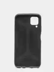 Хром чехол Huawei P40 Lite, Хуавей П40 Лайт черный силиконовый под кожу