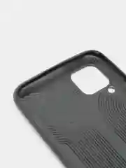 Хром чехол Huawei P40 Lite, Хуавей П40 Лайт черный силиконовый под кожу