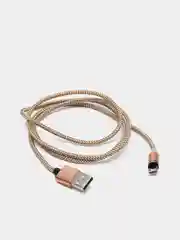 Золотой кабель для зарядки X-cable, магнитный, 2.1 А, 360 + магнитный коннектор-разъем