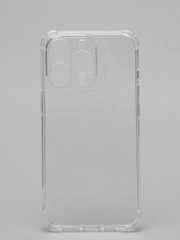 Чехол противоударный на Apple iPhone 13 Pro, силиконовый, прозрачный, с защитой камеры