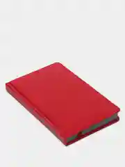 Красный ежедневник "Rainbow" недатированный А5, BRAUBERG, 136 л.