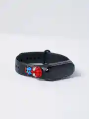 Черный детские электронные часы с героями мультфильмов, водостойкие