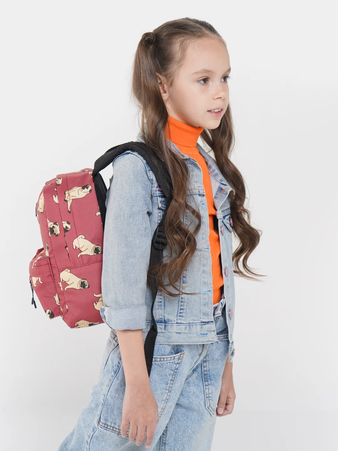 Пастельно-коралловый рюкзак детский 3-6 лет, 14 видов