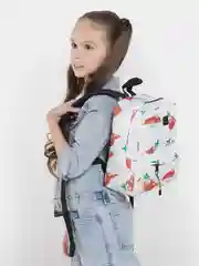 Белый рюкзак детский 3-6 лет, 14 видов
