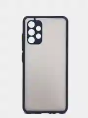 Темно-синий чехол для Samsung Galaxy A32 4G, Галакси А32, пластиковый матовый с цветными кнопками
